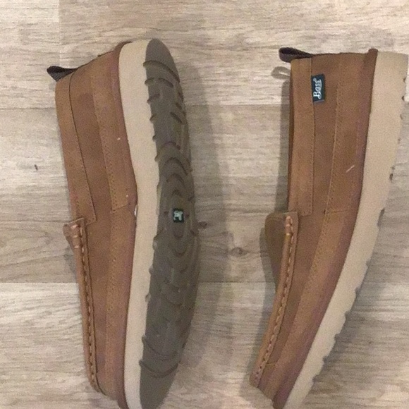 Bass men’s synthetic upper casual slip on loafers shoes size 9 preowned not worn - Picture 3 of 7